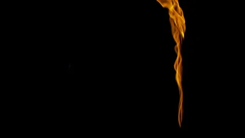 Real Ground Fire Burning with Flames and Smoke – Cinematic Fire Background 스톡 동영상 343554444