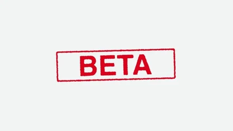 Real Hand Stamping Beta on White Background Stockbeeldmateriaal 246700105