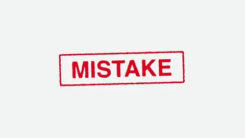 Real Hand Stamping Mistake on White Background Stock Footage 246701242