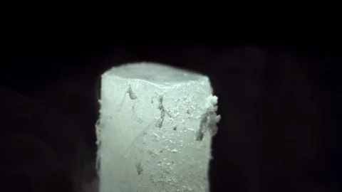 Real Ice Cube. Close-up. Stock Footage 108807481