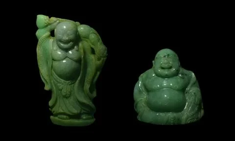 Real jade That is the original jade ball Green and rare, expensive Stock Photos