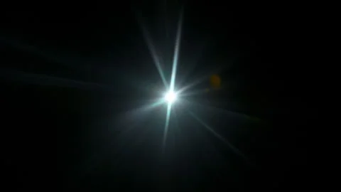 Real Lens Flare Overlay Isolated on Black Background at 1000fps Slow Motion. Stock Footage 334974997