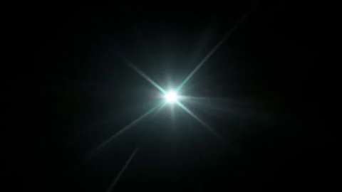 Real Lens Flare Overlay Isolated on Black Background at 1000fps Slow Motion. Stock Footage 338325142