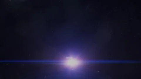 Real Lens Flare Shot in Studio over Black Background. Easy to add as Overlay or Stock Illustration