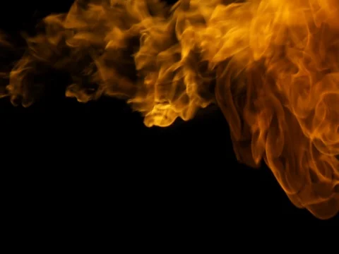 Real-life fire practical compositing ele... | Stock Video | Pond5