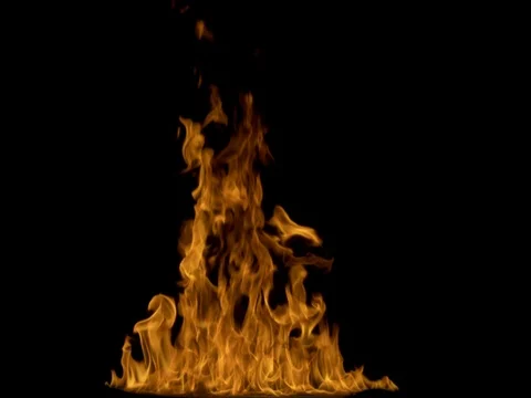 Real-life fire practical compositing ele... | Stock Video | Pond5