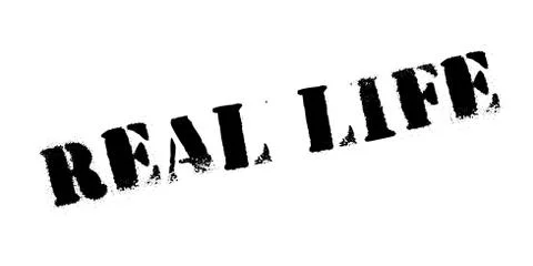 Real Life rubber stamp Stock Illustration