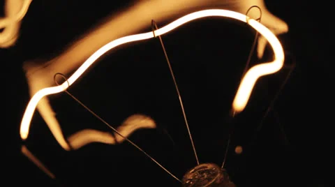 Real light bulb flickering. Stock Footage 23113571