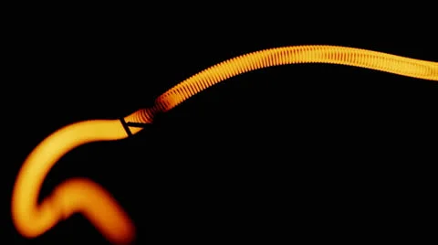 Real light bulb flickering. Stock Footage 23113786