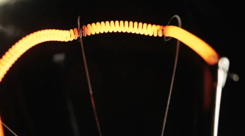 Real light bulb flickering Stock Footage 34636598