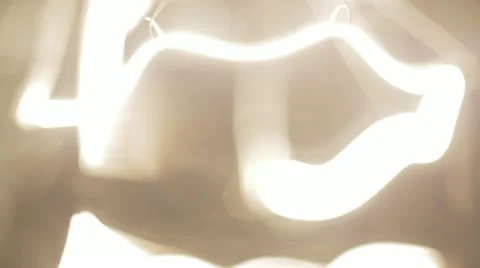 Real light bulb turning on, back lit, close-up Video stock 21358365
