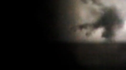 Real Lightning Storm in a Cloudy Sky Stock Footage 39565872