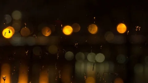 Real Lights at Night. Bokeh Background. Stock-Footage 74624447