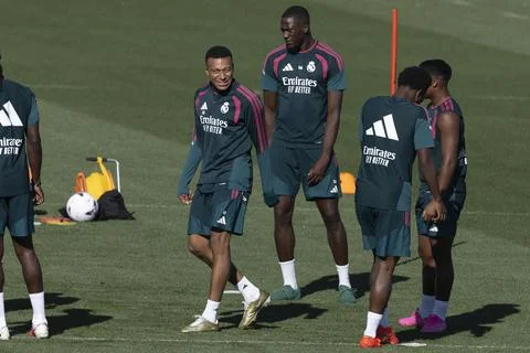 Real Madrid training session ahead of La Liga match, Spain - 14 Sep 2026 Stock Photos