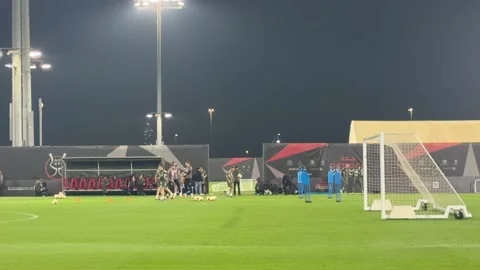 Real Madrid trains with Mbappé, but without Rüdiger, Mendy or Trent, yeda, SA -  Stock Footage 326163357