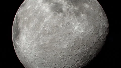 A Real Moon close up and craters Stock-Footage 240432081