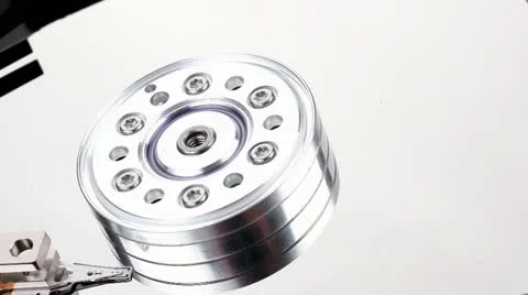 Real open hard drive Vídeos de archivo 21427409