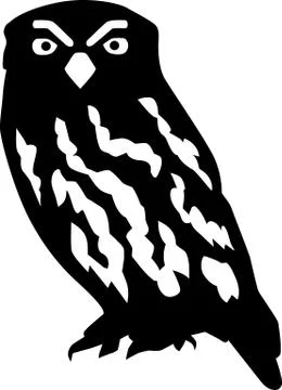 Real Owl Illustrazione stock