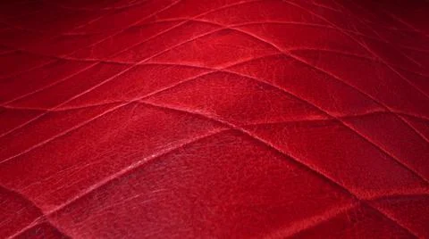 Real red leather texture very close up. Natural pattern. Fashion and clothing Stock Illustration