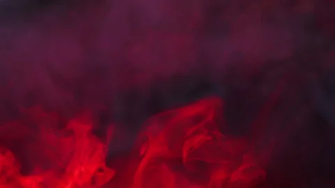 Real red smoke on blur background Stock Footage 170456738