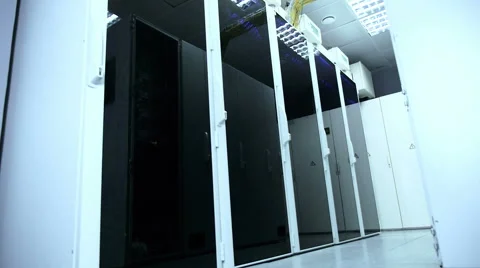 Real Render Farm and Database Server Stock Footage 59792931