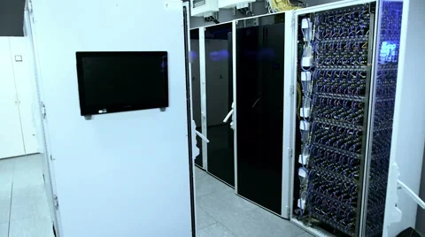 Real Render Farm and Database Server Stock Footage 59830519