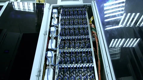 Real Render Farm and Database Server Stock Footage 59830831