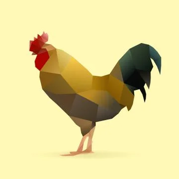 Real rooster Stock Illustration