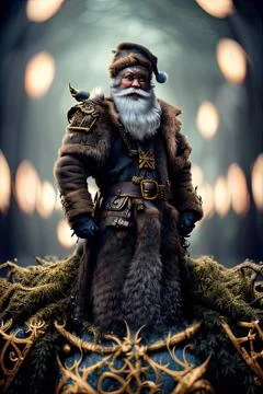 The real Santa Stock Illustration