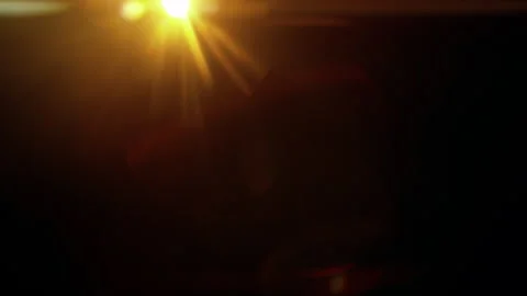 Real Shooted Anamorphic Lens Flare on Black Background in Super Slow Motion. Stock Footage 341241248