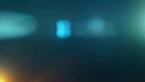 Real Shooted Anamorphic Teal and Orange Lens Flare on Black Background in Super Stock Footage 341242566