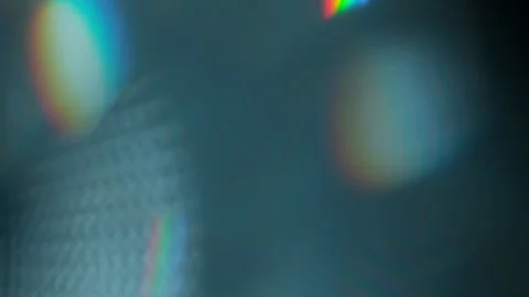 Real Shooted Cinematic Light Flare Overlay on Black Background in Slow Motion. Stock Footage 340010315