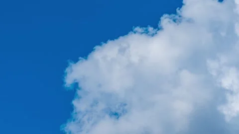 Real Shot Time-lapse Footage of Natural Sky with Wind Blowing Clouds Away Stock-Footage 337459343