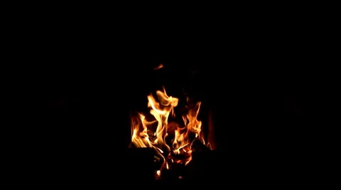 Real Slow Fire 1 Full HD Stock Footage 1042546