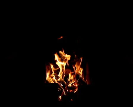 Real Slow Fire 1 PAL Stock Footage 1042401