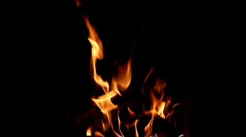Real Slow Fire 2 Full HD Stock Footage 1042978