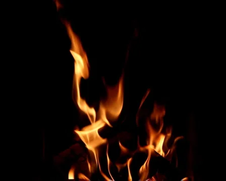 Real Slow Fire 2 PAL Stock Footage 1042651