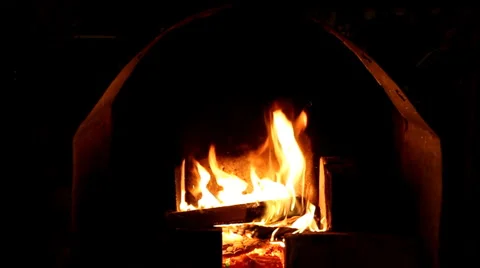 Real Slow Fire 4 Full HD Stock Footage 1043308