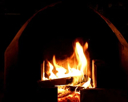 Real Slow Fire 4 PAL Stock Footage 1043264