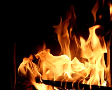 Real Slow Fire 5 PAL Stock Footage 1044185
