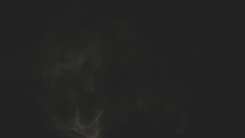 Real smoke on black background Stock Footage 166059543