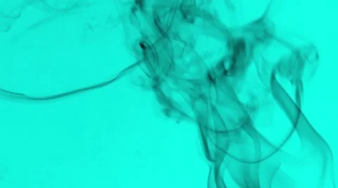 Real Smoke on Blue Background Stock Footage 68034199