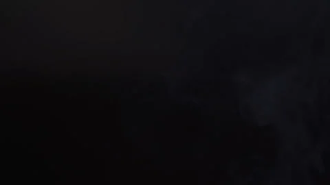 Real smoke clouds on black	 Stock Footage 255993556