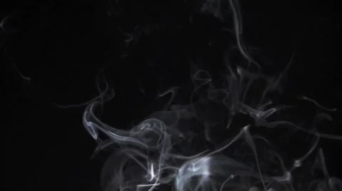 Real Smoke Dancing Stock Footage 999635