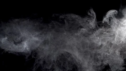 Real Smoke Floating Stock Footage 318784195