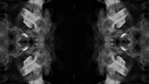 Real Smoke Frame Loop Stock Footage 80924297