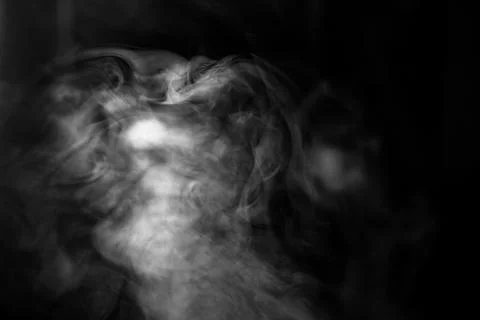 Real smoke hi-res texture for designers Stock Photos