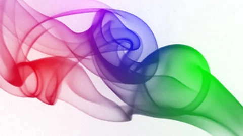 Real smoke - multi coloured Stock Footage 8548844