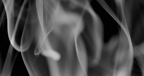 Real Smoke Overlays on Black Background. Video Loop. Stock Footage 140813402