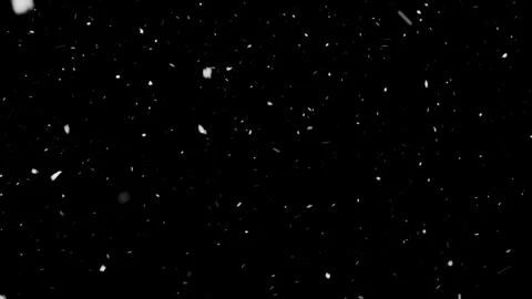 Real snow on black background, blizzard Stock Footage 255678043